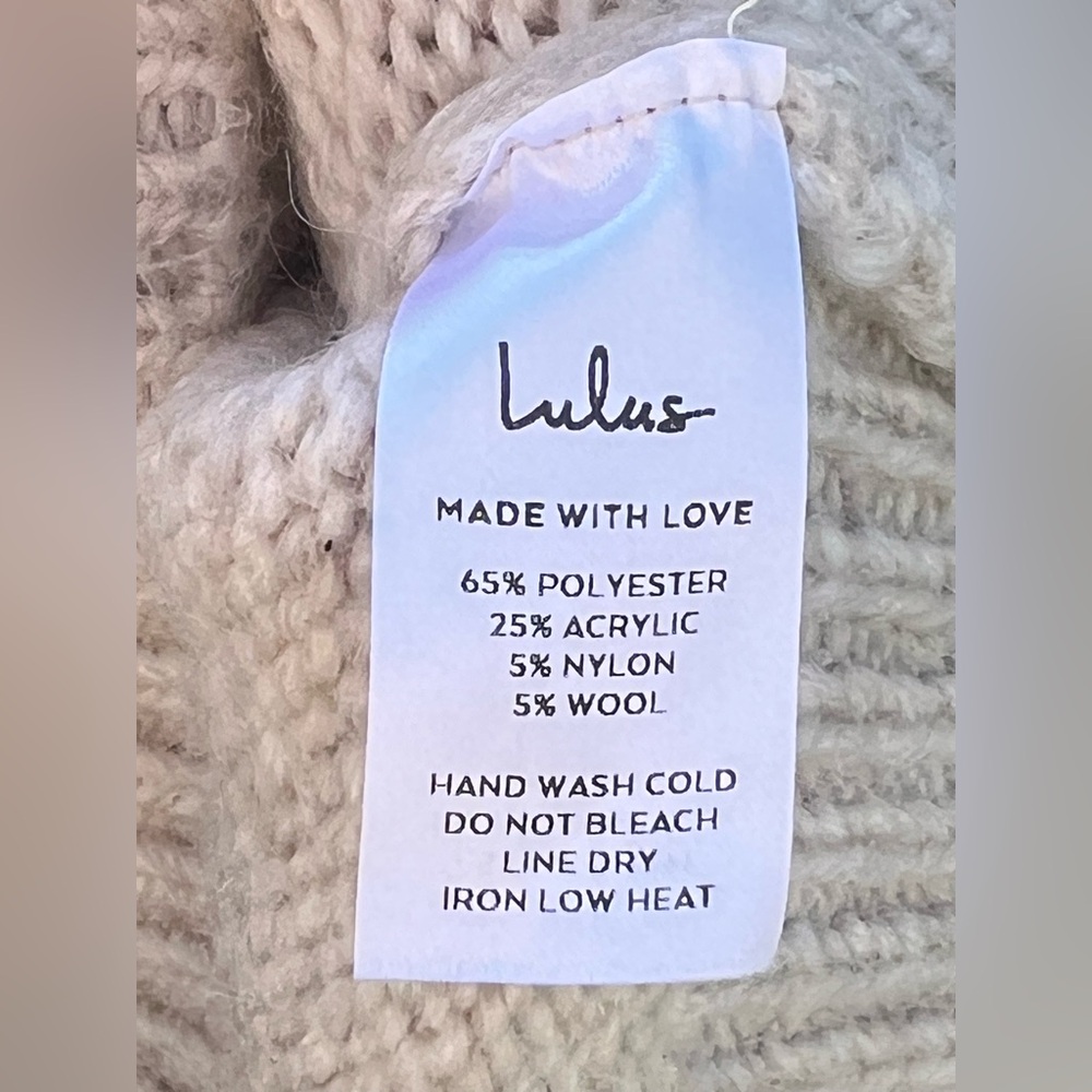 Lulus Cuddle Weather Heather Beige Turtleneck Sweater - Picture 11 of 14